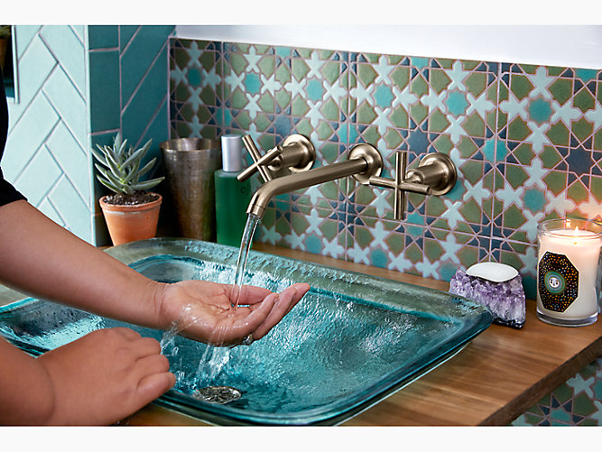 K 2773 Inia Wading Pool Glass Drop, Glass Vessel Bathroom Sinks